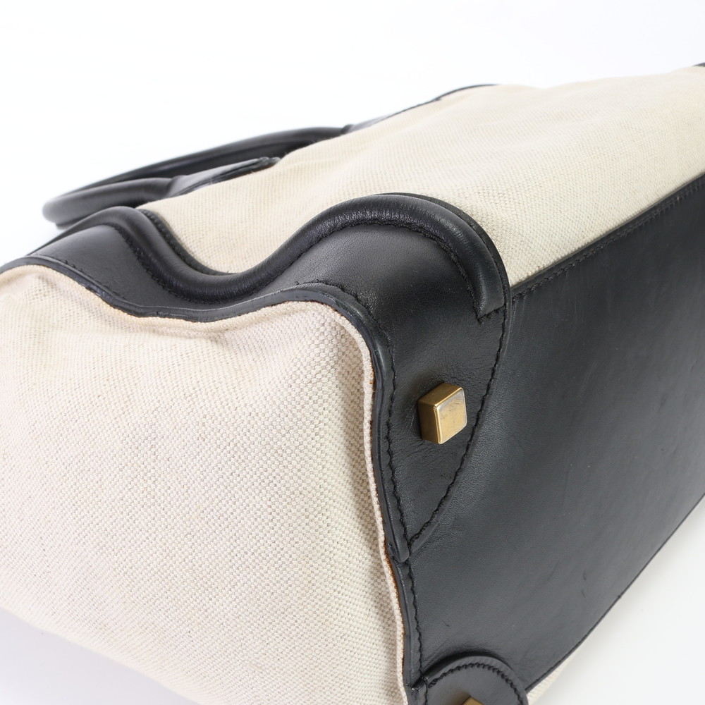 Celine Luggage Mini Shopper Leather Tote Bag - Picture 10 of 13